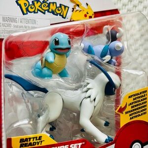 Pokémon Battle Figure Set, Squirtle, Absol, Skorupi